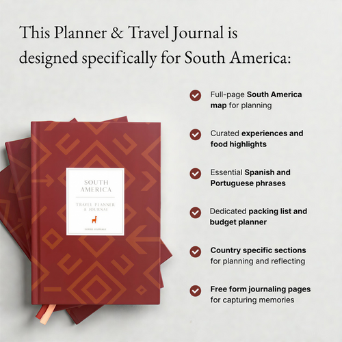 South America Travel Journal & Planner