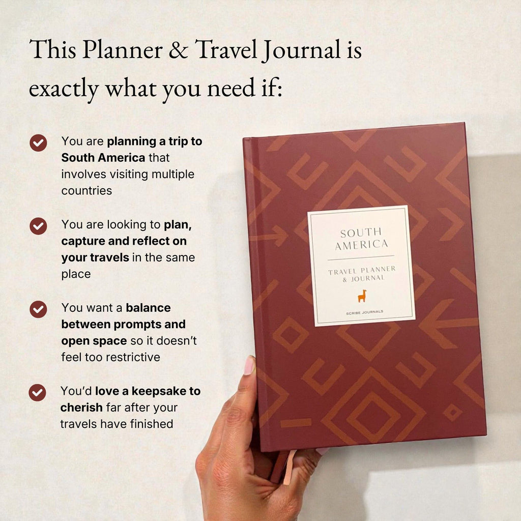 South America Travel Journal & Planner